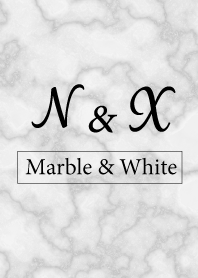 N&X-Marble&White-Initial