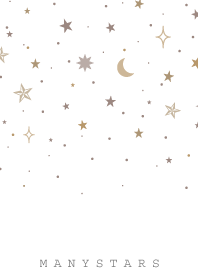 MANY STARS-WHITE 2