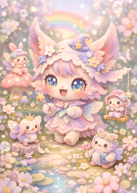 Pastel Lucky Lynx and Friends 008