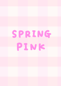 Spring Pink Check