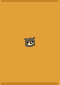 Orange / Simple bear