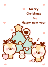 Happy deer Happy winter 4