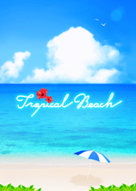 Tropical Beach .