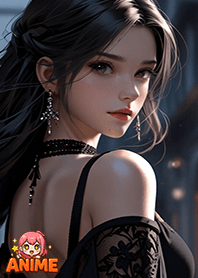 Anime : Black Dress Girl 3