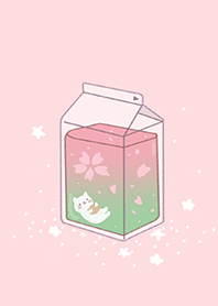 櫻花與子貓-抹茶拿鐵口味