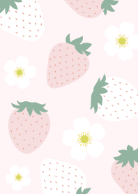 White strawberry/pink