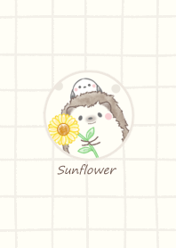 Hedgehog&Shimaenaga:Sunflower