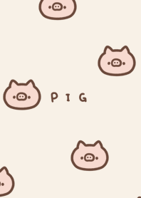 PIG /Light Beige.