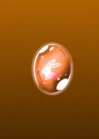 Lucky Orange Ruby Rabbit