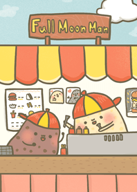 Full moon man's breakfast store