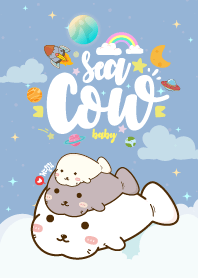 Sea Cow Galaxy Blue