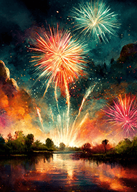 Beautiful Fireworks Theme#663