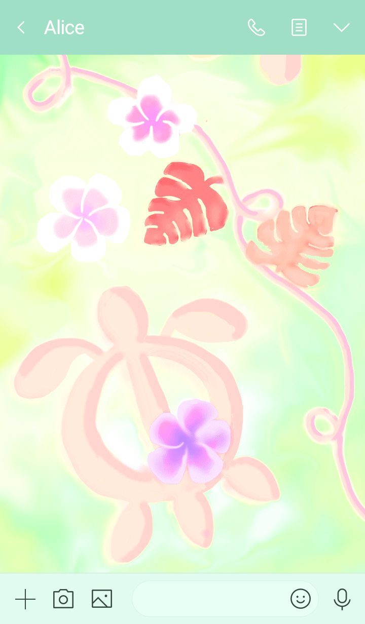 Hawaiian Islands Theme Lemon lime ver.