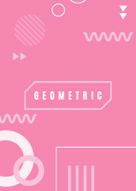 Minimal Geometric Persian Pink 2