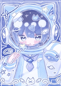 Theme of Space Cat Boy
