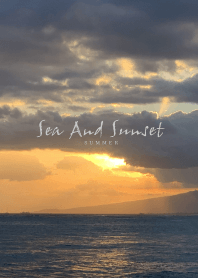 Sea And Sunset -SUMMER- Light Gray #cool