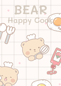 Bear happy cook!
