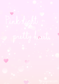Pink light pretty heart