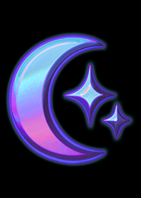 絕美極簡星月之光3 夜空紫