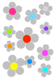 Cute Flowers No.1-W06