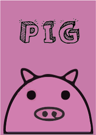 Pink piglet