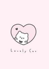 kitten&heart/ pink black
