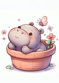 Moo Dong little hippo round body n.5