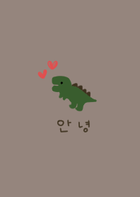 Adult greige and loose dinosaurs.Korean.