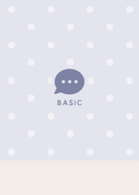 Basic&Polka Dots//Be&Br/Lilac Purple/08