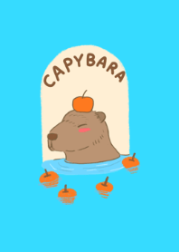 Capybara in water