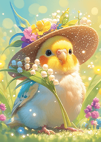 ⭐️鈴蘭花的繽紛鸚鵡容易嗎❤️