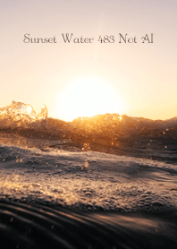 Sunset Water 483 Not AI