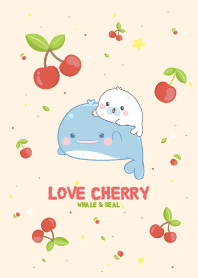 วาฬ & แมวน้ำอุ๋งๆ เลิฟเชอรี่ คาวาอี้