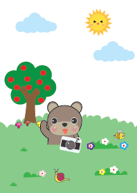 Simple cute bear theme v.6 (JP)