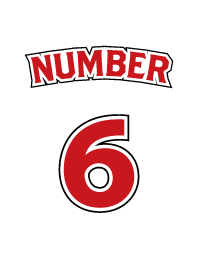 Number 6 White x Red version