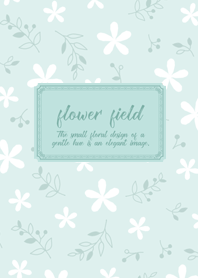 green-flower field