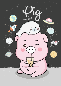 Pig & Seal On Space.
