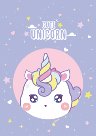 น้องยูนิคอร์น น่ารักน่าเลิฟ สีม่วง