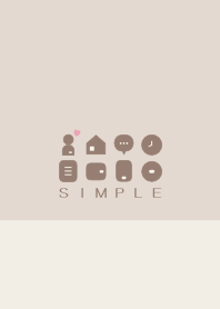 SIMPLE(beige brown)V.808b
