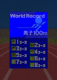 World record Men's 100 metres