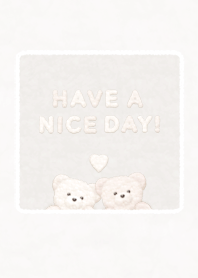 ふわもこ くまさん (F) - ミルクティー