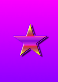 Simple star border pink