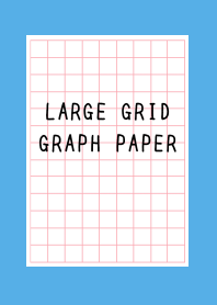 LARGE RED GRID GRAPH PAPER-BLUEj