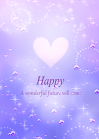 A heart sparkling with happiness2.