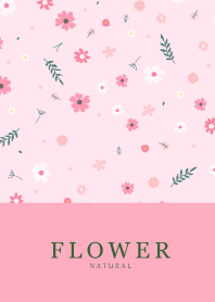 FLOWER MILKY PINK NATURAL 20