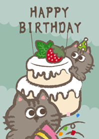 貓先生喵小姐的生日派對！(輕薄荷)