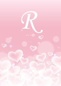 Initial -R- Heart cloud