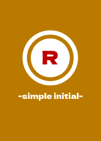 simple initial-R- THEME 45