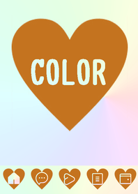 brown color rainbow  F20