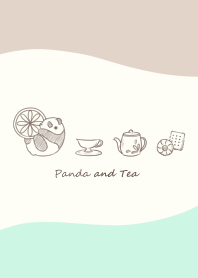 Panda and Tea* -mint- wave